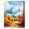 купить Картина по номерам BrushMe BS54176 40x50cm (în cutie) Toamna aurie în munți в Кишинёве 