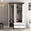купить Шкаф Trendy Kumsal PT-Nuc, Alb в Кишинёве 