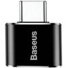 купить Переходник для IT Baseus CATOTG-01, Mini USB Female to Type-C Male Converter, Black в Кишинёве 
