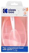 cumpără Seturi pentru hrănire bebelușilor Kikka Boo 31302040143 Farfurie compartimentata cu lingura Tasty Pink în Chișinău 