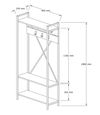 cumpără Mobilă pentru antreu Trendy Alfa Safir, 90x180x34cm (GTR001410) în Chișinău 
