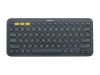 Wireless Keyboard Logitech K380 Multi-Device, Compact, FN key, Bluetooth, 2xAAA, Dark Grey 