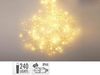 cumpără Ghirlandă Promstore 56501 Luminite de Craciun Dense, 240BigmicroLED alb-cald, 2.4m, in/out în Chișinău 