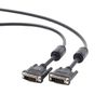 купить Gembird CC-DVI2-BK-6 cable DVI M to DVI M, 1.8m, DVI-D Dual link with ferrite в Кишинёве 