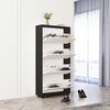 cumpără Raft pentru încălțăminte Mobildor-Lux Leo 70x27x164H cm Anthracite/White în Chișinău 