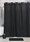 купить Занавеска для ванной Tendance 52052 180x200cm, черная, ПЭ в Кишинёве 