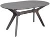 купить Комплект стол и стулья Evelin di Costacurta стол Raffles Oval Antique Grey + 4 стула Deepa R Antique Grey/Ekea12 Dark Brown в Кишинёве 