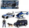 cumpără Mașină Wenyi WY1151B-3 1:32 Set vehicule de poliție cu fricțiune (lumini/sunete) în Chișinău 