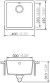 купить Мойка кухонная Schock Cristalite Quadro N-100S в Кишинёве 