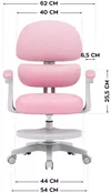 cumpără Fotoliu de birou Mark Adler Junior 4.4 Pink în Chișinău 