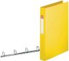 купить Папка для документов Esselte 14458 Mapa pentru documente А4, 4 inele, 35mm, PP, galben в Кишинёве 