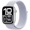 cumpără Ceas inteligent Apple Watch Series 10 GPS 46mm Silver Aluminium Case with Blue Cloud Sport Loop MWWN3 în Chișinău 