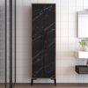 cumpără Dulap penal Trendy Berlin A-Nuc, Marmura Neagra 60x200x35cm, multifunctionala (GTR006637) în Chișinău 