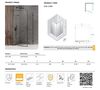 купить Душевая кабина New Trendy Avexa Black Rectangular R 100x90x200 Hinged EXK-1589 в Кишинёве 