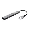 купить USB Hub Trust HALYX 4-PORT Mini USB HUB, silver в Кишинёве 