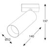 купить Светильник прожекторного типа IN_LINE TUB M 06.0514.19.940.WH в Кишинёве 