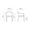 купить Кресло Nardi NET TORTORA 40326.10.000.06 (Кресло для сада и террасы) в Кишинёве 