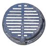 купить Аксессуар для дома Uniplast 160131 Сapac rotund ventilat din fonta cu rama si bulon D.500 B125 (450x540x35 mm, 20 kg) в Кишинёве 