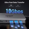 купить Переходник для IT Ugreen 15965 HUB 11in1 Type-C 3.0 to 2*USB 3.1 + USB 3.0 + Type-C 3.1 + 2*HDMI + SD/TF + 3.5mm Audio PD 100W CM179, Space Gray в Кишинёве 