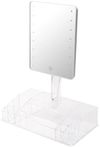 cumpără Cutie depozitare 5five 56161 Organizator cosmetica Selena cu oglinda LED 28.2X16.4X38cm în Chișinău 