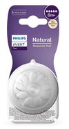 Tetina din silicon Philips AVENT Natural Response pentru lichide (6+ luni ) 2 buc 