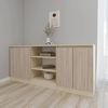 cumpără Comodă Smartex (16300) Т5 160cm Ivory+Stejar Deschis în Chișinău 