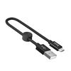 Hoco Cable USB to Micro USB X35 Premium 2.4A 0.25m, Black 