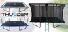 cumpără Trambulină Thunder Outside Phenom 8ft*12ft, 244x366 Cm, Blue în Chișinău 