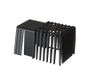Парапетная воронка VC-PVC 100x100 для ПВХ-мембран с листвоуловителем и отводом 