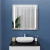 cumpără Oglindă baie Bayro Sirius 800x800 LED 3C touch c подогревом, часами и термометром în Chișinău 