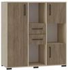 cumpără Dulap de birou Tisam Dulap jos cu 3 uși și 2 sertare, 1059x405x1087 mm (6612) în Chișinău 