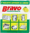 BRAVO губки для обезжиривания и чистки металлических изделий , 7 шт