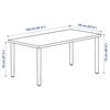 купить Офисный стол Ikea Lagkapten/Adils 140x60 (Alb) в Кишинёве 