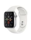 Apple Watch Series 5 44mm/Silver Aluminium Case With White Sport Band, MWVD2 GPS 
