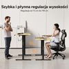 купить Офисный стол Sense7 Nojo Light 120x60 Light Brown в Кишинёве 