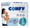 Scutece pentru copii Confy Premium Jumbo Nr.3 MIDI (4-9 kg), 70 buc.