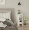 cumpără Noptieră Trendy Elos Dreapta, Alb, 25x60x27cm (GTR001490) în Chișinău 