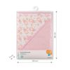 Полотенце с капюшоном Babyono Pink 100x100 см 