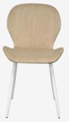 купить Комплект стол и стулья Evelin di Costacurta стол DT-402-5Wh + 4 стула YTC-064Wh Light beige в Кишинёве 