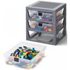 купить Набор детской мебели Lego 4095-G Стол-Стелаж 3 ящика Grey в Кишинёве 