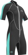 cumpără Accesoriu pentru înot Cressi-Sub LIDO LADY SHORTY WETSUIT black/aquamarine 2mm M/3 (LV457003) în Chișinău 