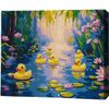 купить Картина по номерам BrushMe RMG0019FC 30x40 см (без упаковки) Королевство утят в Кишинёве 