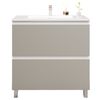 cumpără Dulap pentru lavoar Bayro Wings под столешницу/умывальник Allegro 1000 light grey, напольный în Chișinău 