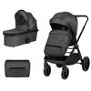 купить Детская коляска Kikka Boo Tiffany Dark Grey 2024 2in1 (3800171210768) в Кишинёве 