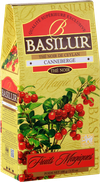 Ceai negru  Basilur Magic Fruits,  Cranberry, 100 g