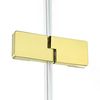 купить Душевая кабина New Trendy Eventa Gold Shine Rectangular R 100x100x200 cm 8mm EXK-4734 в Кишинёве 