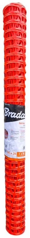 cumpără Gard artificial Bradas AS-BR10090261030 Plasa delimitare lucrari in constructii HDPE ORANGE BARRIER NET 100 g/m², celula 90 mm x 26 mm, rola (1 m x 30 m) în Chișinău 