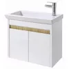 cumpără Dulap pentru lavoar Martat Isik 60cm (white/chestnut) în Chișinău 