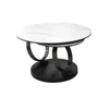 купить Журнальный столик Deco Dion Matte White Marble + Dark Bronze в Кишинёве 