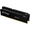 купить Оперативная Память 32GB DDR5 Dual-Channel Kit Kingston HyperX FURY Beast Black KF560C40BBK2-32 32GB (2x16GB) DDR5 PC5-48000 6000MHz CL40, Retail (memorie/память) в Кишинёве 